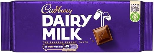 Cadbury Dairy Milk Chocolate Bar, Creamy and Smooth Milk Chocolate 1 51dPmfwKhrL. AC SX522