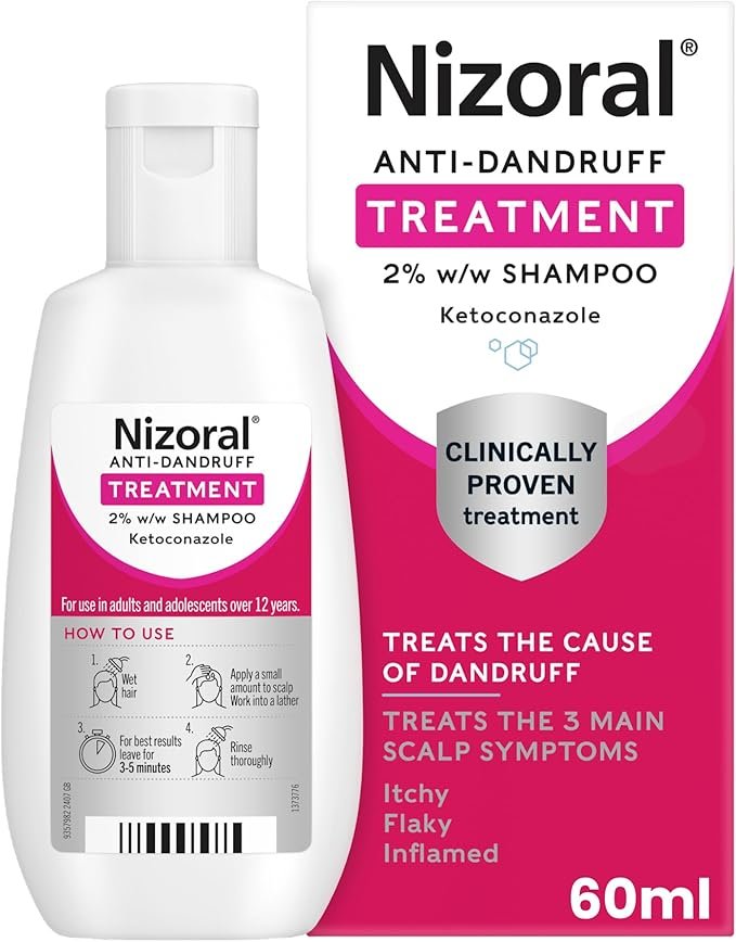 Nizoral Anti-Dandruff Treatment Shampoo, Treats and Prevents Dandruff