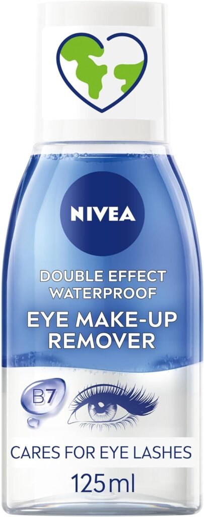 NIVEA Double Effect Waterproof Eye Make-Up Remover (125ml) 18 71tM4DPoarL. AC SX679